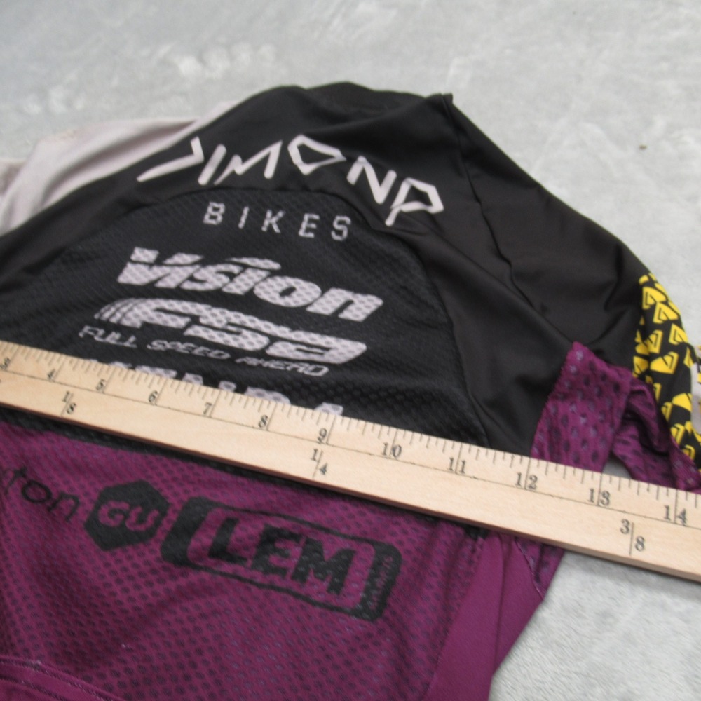 Craft Cycling Triathlon Suit Jersey Womens Small Purple Diamond Padded Full Zip - Picture 14 of 15